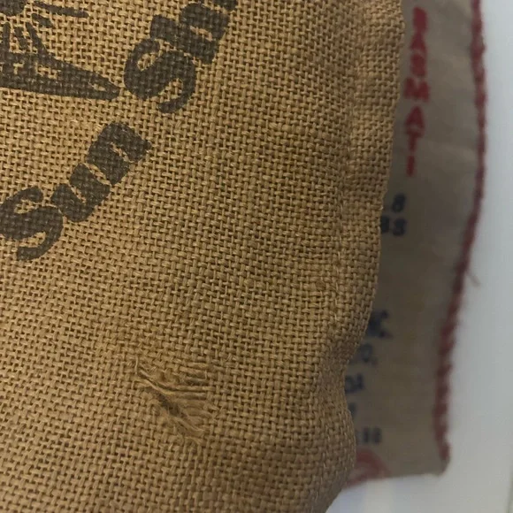 BURLAP type novelty Rice Bags - Picture 4 of 5